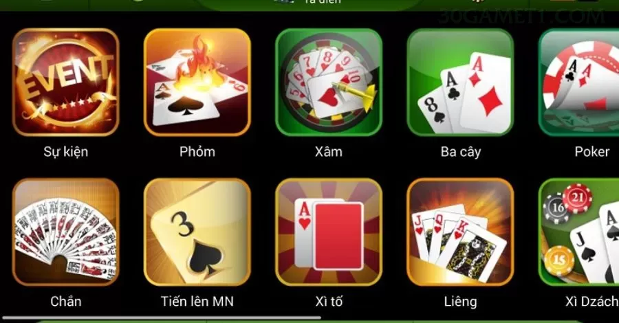 Cassino 30game app mobile